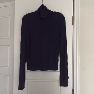 American Apparel Navy Blue Turtleneck Size XL